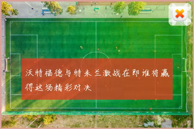 沃特福德与特米兰激战在即谁将赢得这场精彩对决